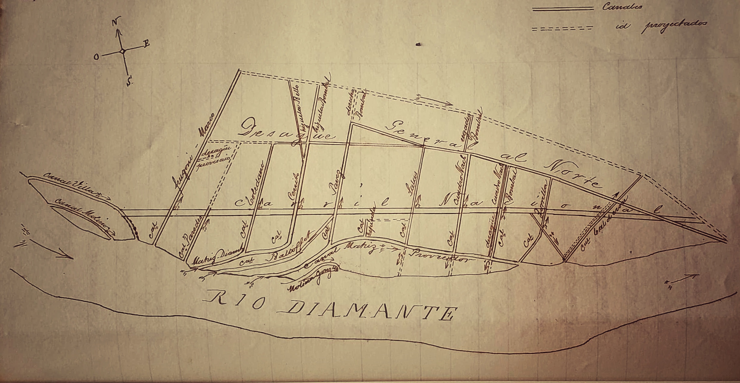 Un tramo del río Mendoza cargado de patrimonio histórico cultural