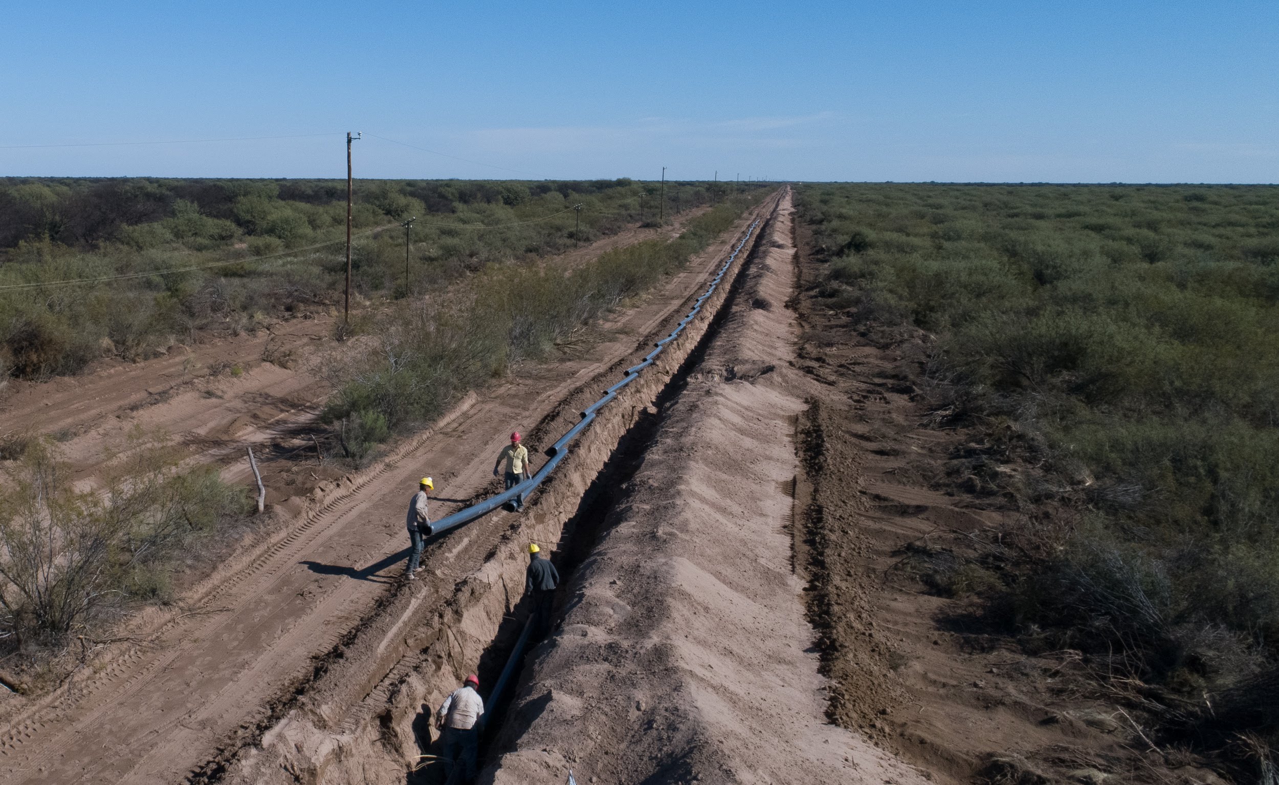 Se lanzó la licitación para construir el acueducto Monte Comán-Horqueta