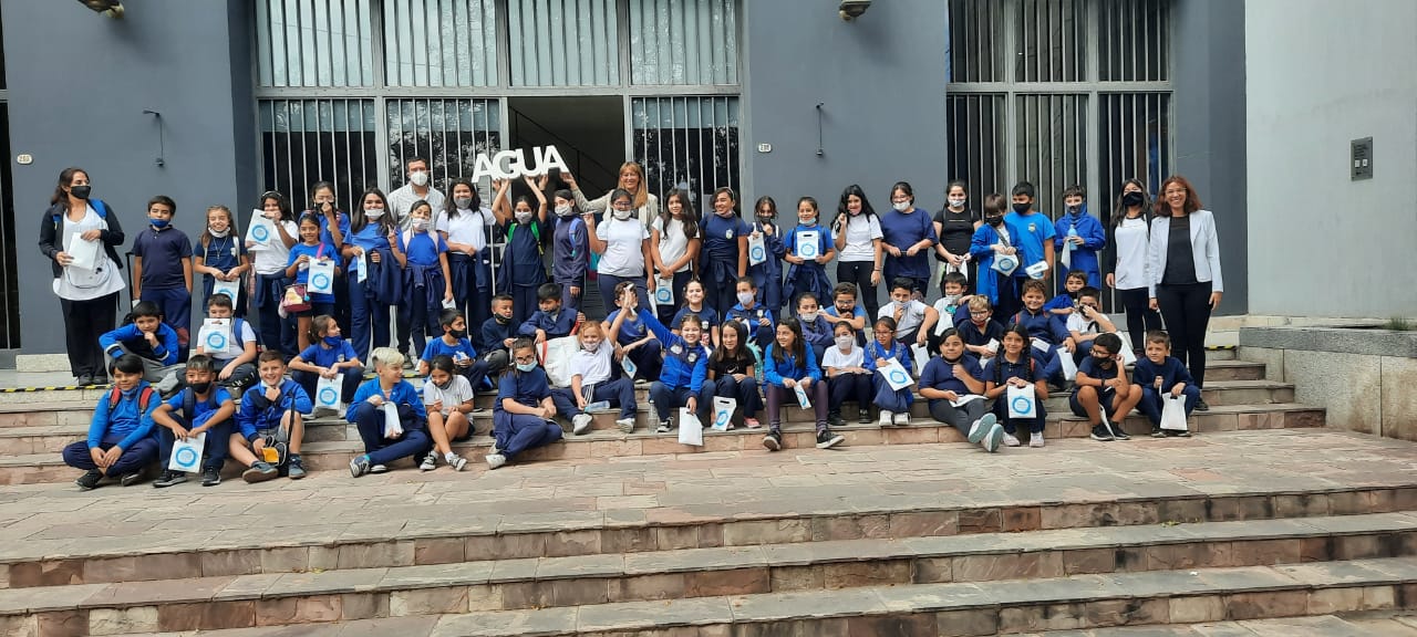 Día mundial del agua: alumnos de la escuela Yrigoyen visitaron la Sede Central de Irrigación