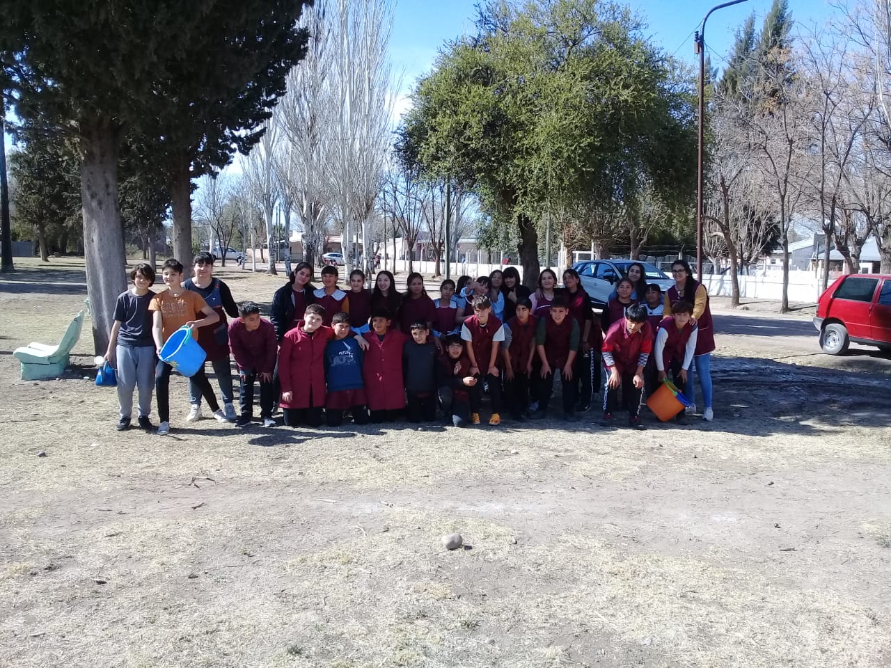 Celebración sustentable en río Diamante por el día del árbol